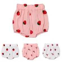Pudcoco/Новинка года; фирменные Трусики для маленьких девочек; шорты для новорожденных; Детские хлопковые пышные трусики с узорами; трусы
