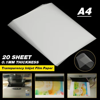 

20 Sheet Screen Printing Transparency Inkjet Film Paper PCB Print Stencil Design Thickness 0.12mm Inkjet Film Retains the Ink