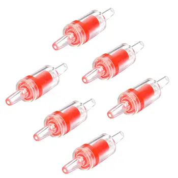 

Aquarium Air Pump Check Valves Red Clear Plastic One Way Non-Return Check Valve For Fish Tank