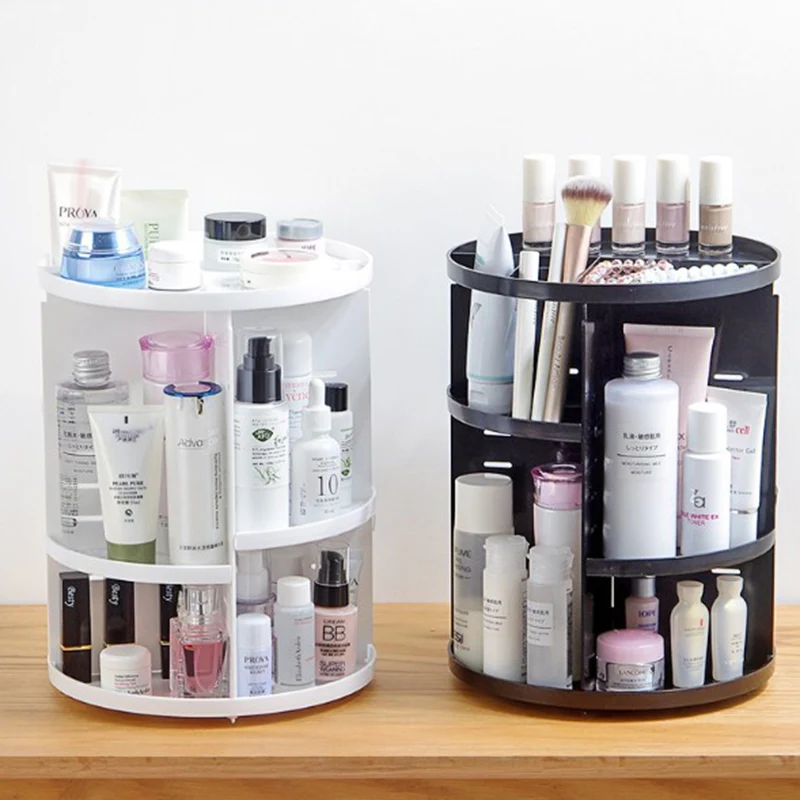 Fashion 360-degree Rotating Makeup Organizer Box Brush Holder Jewelry Organizer Case Jewelry Makeup Cosmetic Storage Box Fashion 360-degree Rotating Makeup Organizer Box Brush Holder Jewelry Organizer Case Jewelry Makeup Cosmetic Storage Box