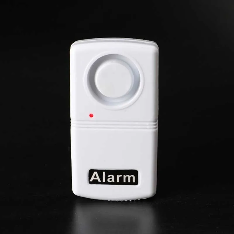 

Portable Self Defense Mini Anti-theft Security Alarm System 120db Vibration Alarm White For Door Window Burglar Alarm
