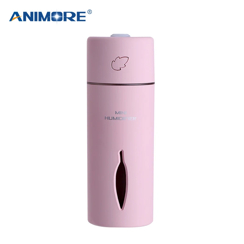 

ANIMORE Air Humidifier Ultrasonic Aroma Diffuser Essential Oil Diffuser Cool Mist Air Purifier Colorful Lights For Office Home