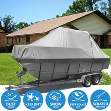 10x1,5 m/9,5x1,5 m/8x1,5 m 210D полиэфирное покрытие для лодки Trailerable ремни на молнии Водонепроницаемая морская скоростная лодка с сумкой для хранения