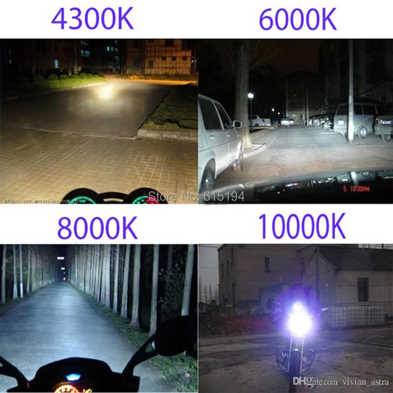 Универсальная мотоциклетная фара H4 H6 h6M лампы 6000k 4300k 8000k 12000k hi/lo 12v 35w HID велосипед Ксеноновые Балласты налобный фонарь