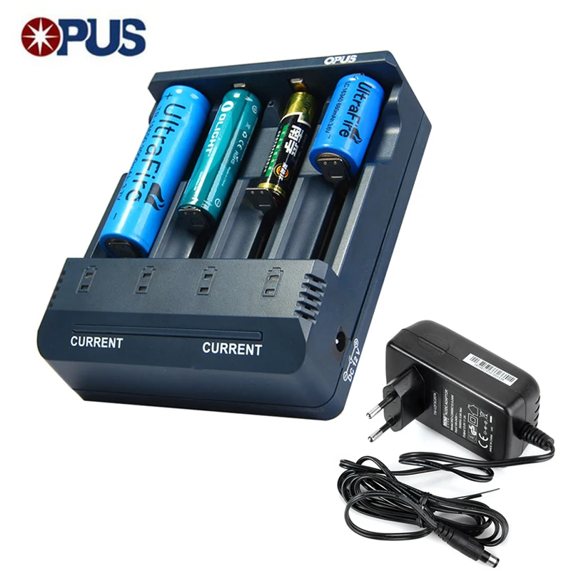 

Opus BT-C1000 LCD Digital Intelligent Batteries Charger 4 Slots Compatible With Li-Ion NiCd NiMh Rechargeable Batteries