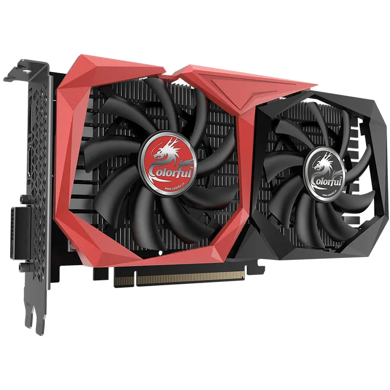 Оригинальная Красочная видеокарта Nvidia GeForce GTX 1650 4G для игр карта 1485 МГц GDDR5 4 Гб