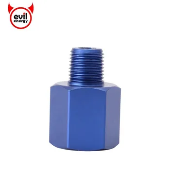 

evil energy M12 to 1/8 NPT Aluminum Gauge Sensor Sender Thread Adapter Reducer Oil Pressure Sensor Adapter Engine Accessories
