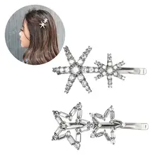 3 шт. заколки для волос простые хрустальные темпераментные декоративные аксессуары для волос для дам