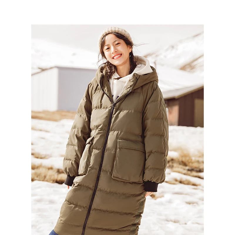 INMAN 2018 Winter New Arrival Hooded Warm Windproof Slim Long Section Woman Down Coat INMAN 2018 Winter New Arrival Hooded Warm Windproof Slim Long Section Woman Down Coat