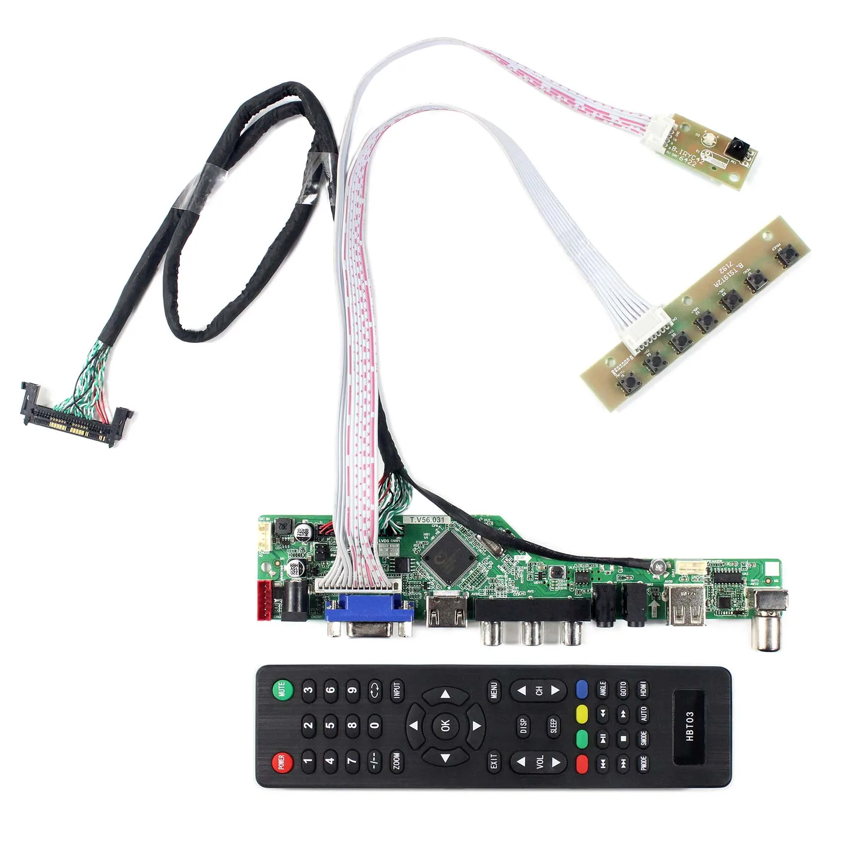 Плата ЖК дисплея HD MI VGA AV USB RF совместимая с интерфейсом LVDS экран 42 дюйма 1920x1080