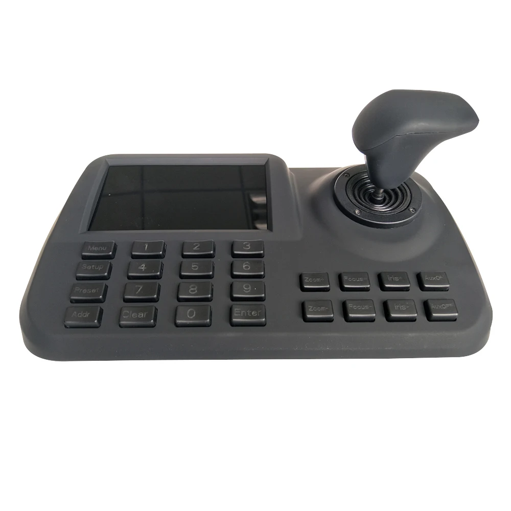 PTZ Keyboard Controller Joystick CCTV Security Speed Onvif For IP Camera 5 Inch