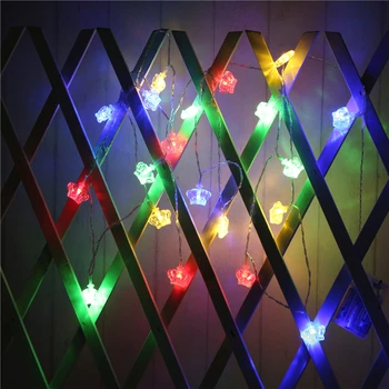 

Fairy Lightsfairy lightsCrown String Light 1.5M-10M,10L/20L/40L/96L,3AA/31V US/EU Room Weding Party Wall Window Home Decoration Children Night Lamp