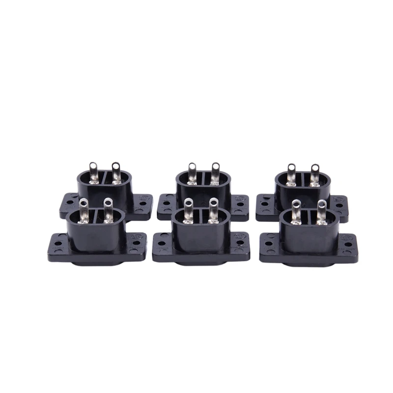 6 x AC 250V 2.5A IEC320 C7 разъем пайки заколки чашки питания | Обустройство дома