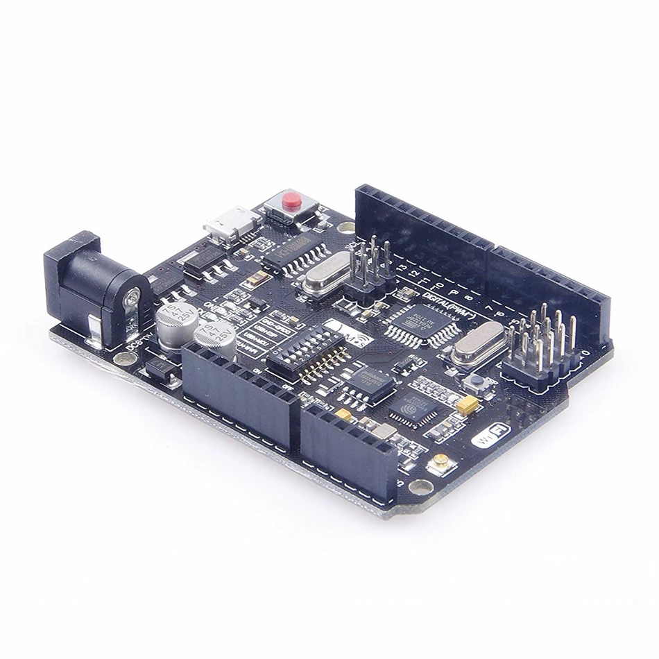 UNO + Wi Fi R3 ATmega328P ESP8266 32Мб оперативной памяти USB TTL CH340G совместимый для Arduino Uno NodeMCU WeMos