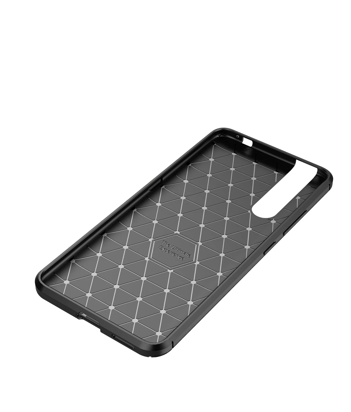 for Vivo V15 Pro Case Slim Fit Soft TPU Phone Case Shockproof Carbon Fiber Dual Layer Silicone Armor Cover Full Ptotection