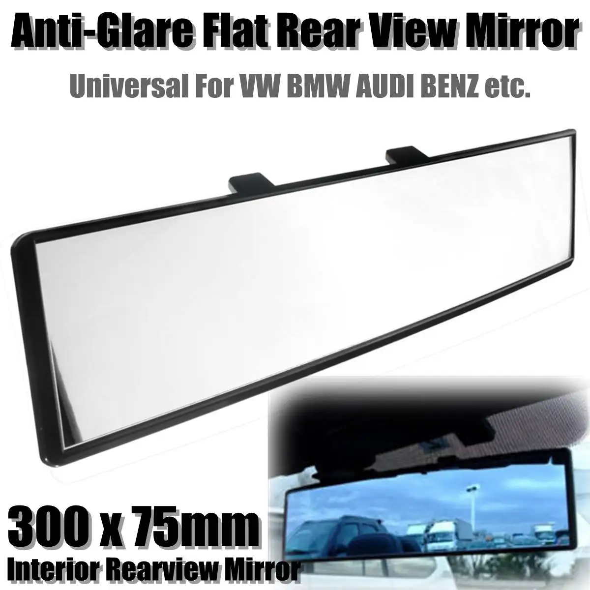 12 300mm Universal font b Car b font Auto font b Interior b font Convex Rearview