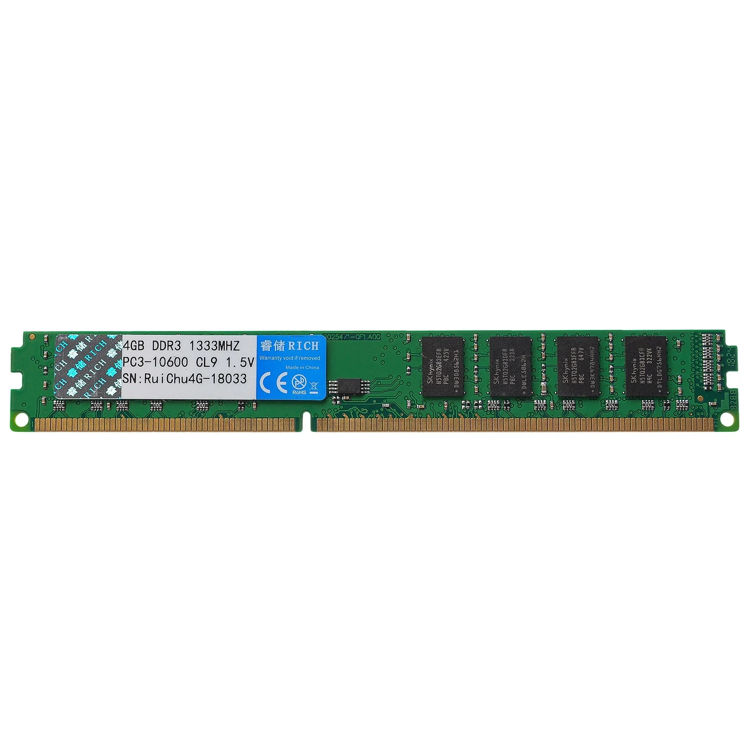

RUICHU DDR3 1.5V 240Pin RAM Memory for Desktop