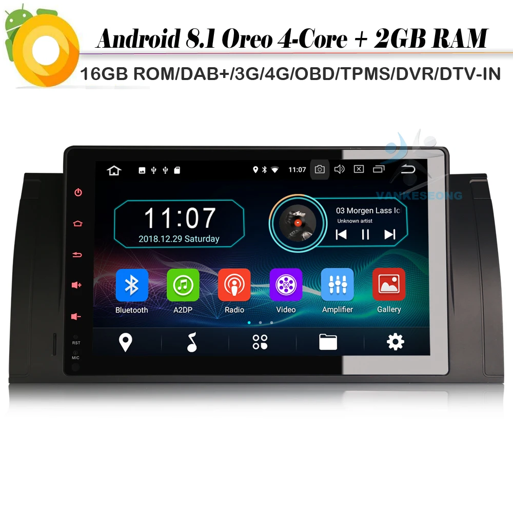 Автомагнитола DAB + Android 8 1 спутниковый навигатор GPS 4G OBD автомобильный