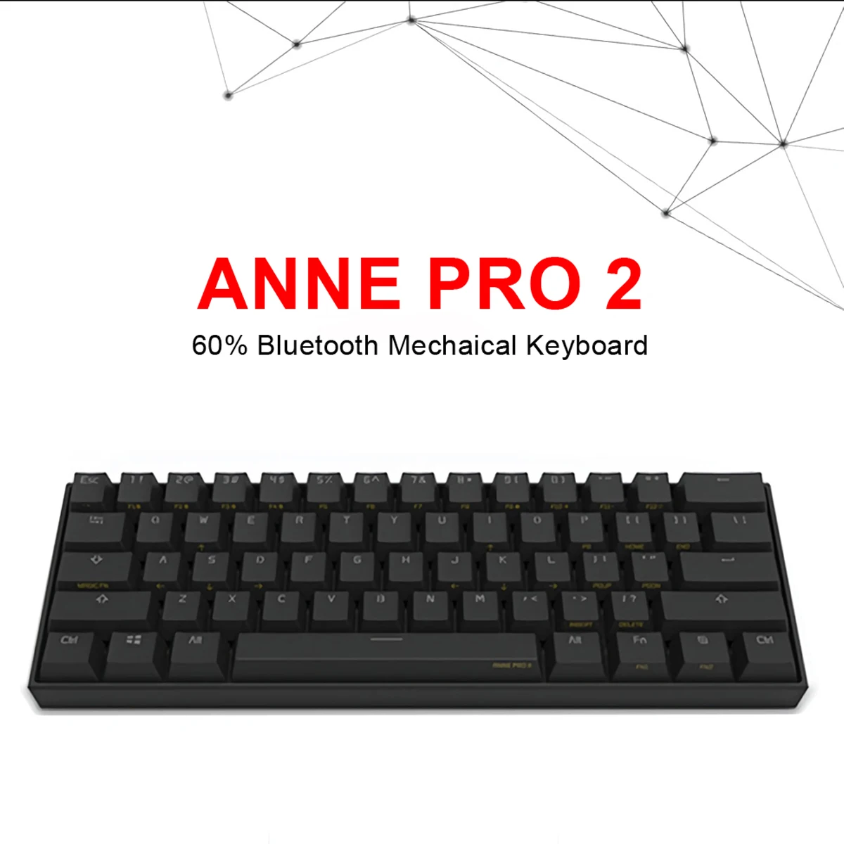 

[Kailh BOX Switch]Obins Anne Pro 2 60% NKRO bluetooth 4.0 Type-C RGB Mechanical Gaming Keyboard