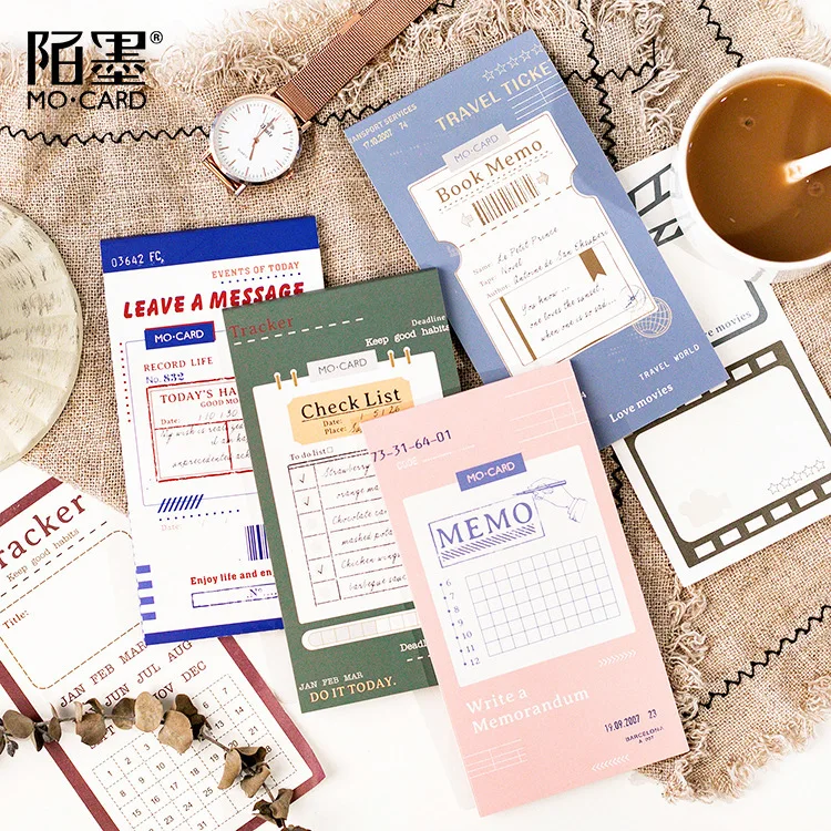 

The little things in life Vintage Fashion Gifts Lifelog Diary Memo Notepad Planner Schedule Record Book