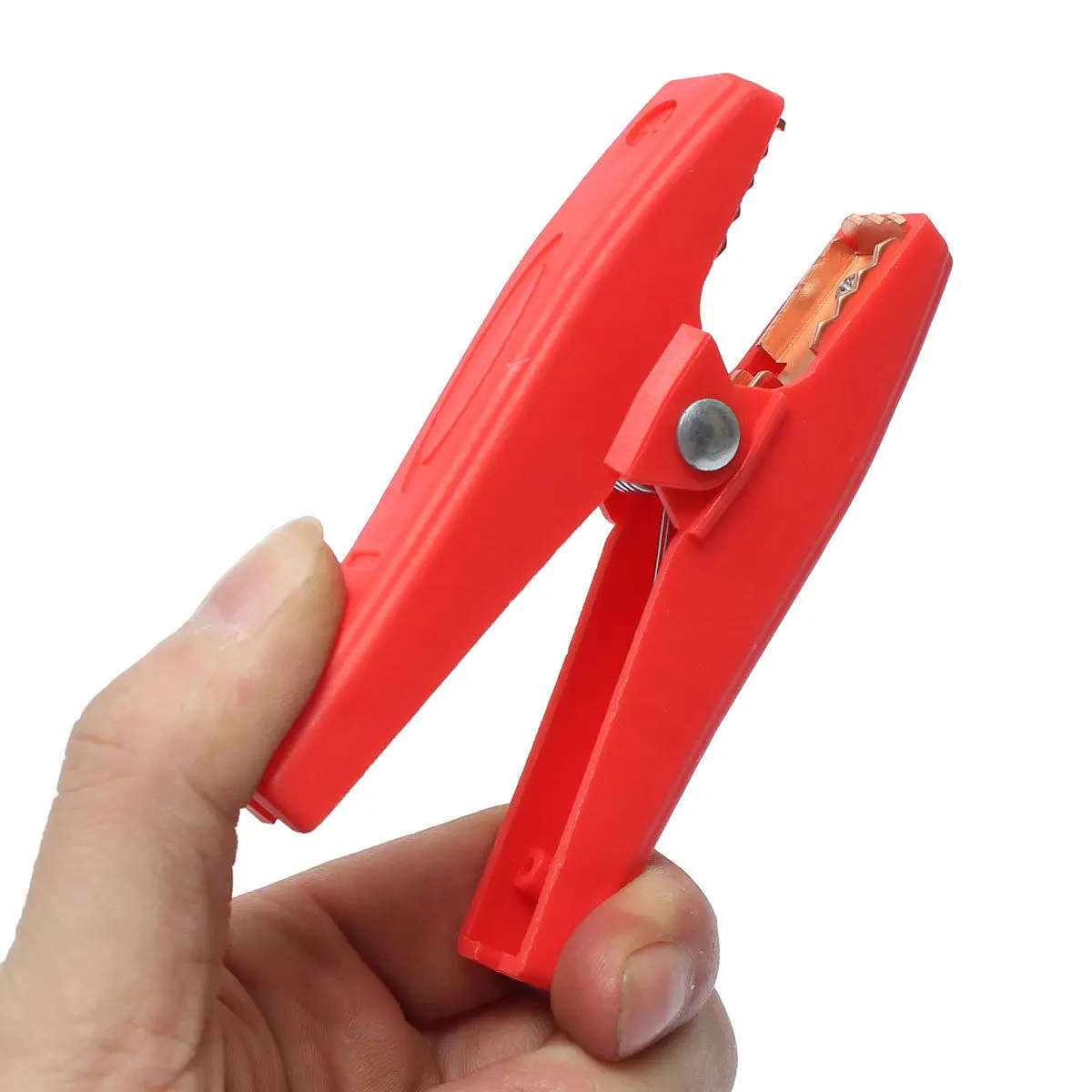 

2 Piece Car Battery Insulated Alligator Clips Electric Projects Test Red + Black 100A Crocodile Alligator Clamps 9cm Length