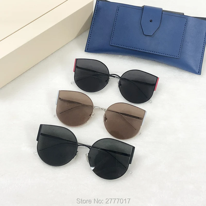 

2019 Cat eye Sunglasses Women Luxury Brand Gentle Designer Metal Original Sun Glasses For Female vintage Oculos De Sol Feminino
