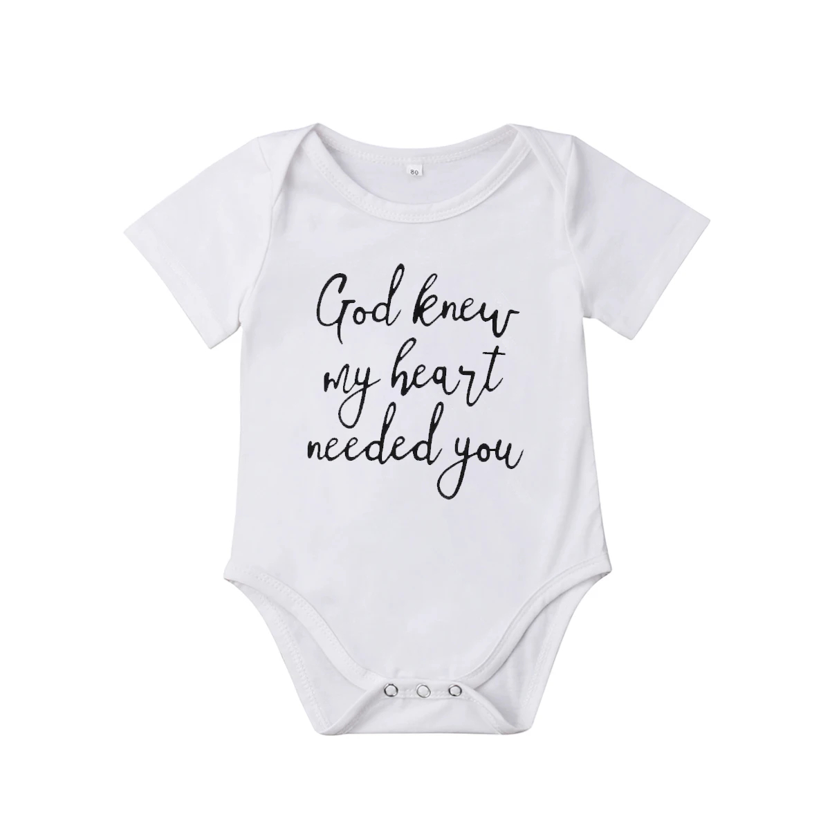 

Newborn Infant Baby Boy Girl Rompers Summer Baby Boy Short Sleeve Clothing Letter Print White Jumpsuit