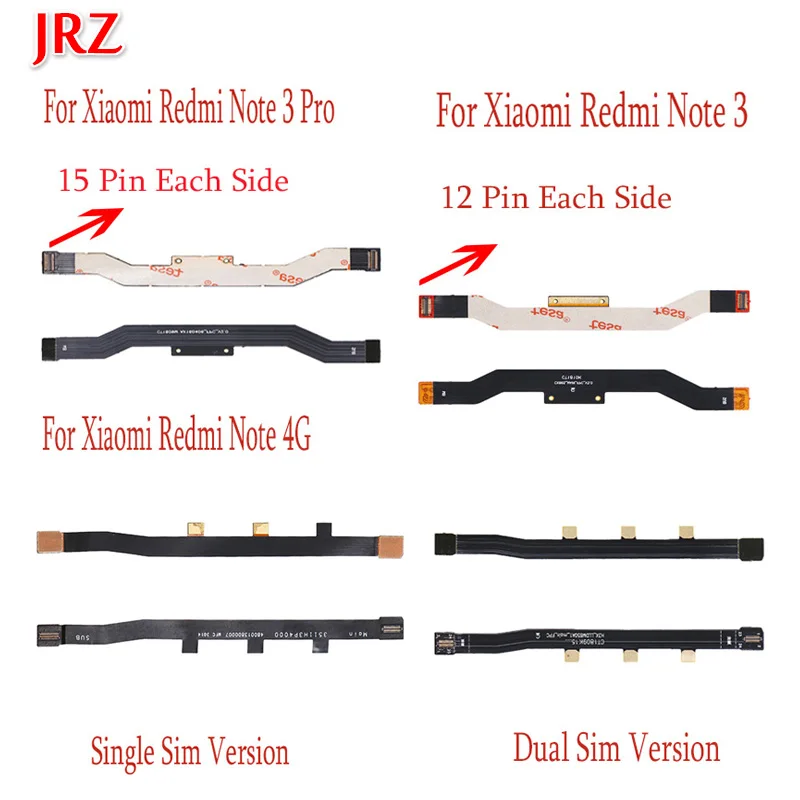 JRZ For Xiaomi Redmi Note 3 4G Replacement Parts Main Motherboard Connector Flex Cable Ribbon Pro | Мобильные телефоны и
