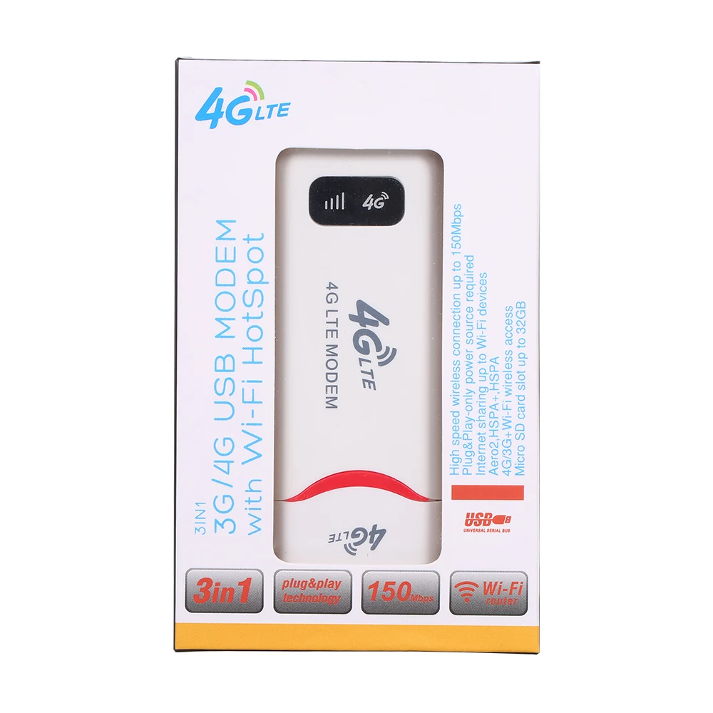 4G USB модем Мини 100 Мбит/с Wifi роутер карта даты мобильный Точка доступа