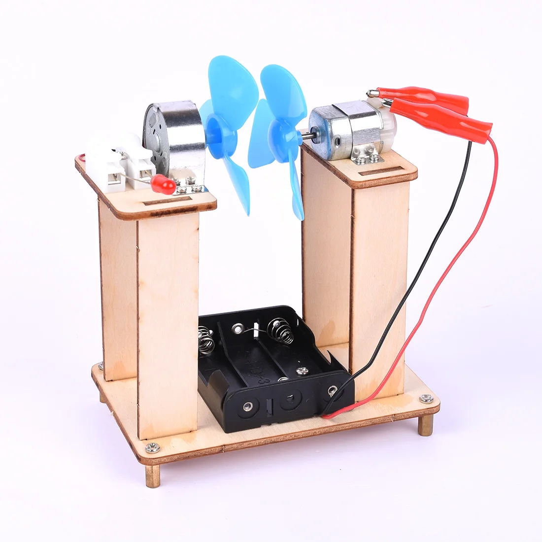 1 Набор игрушечных ветрогенераторов DIY изобретение Наука Наборы для