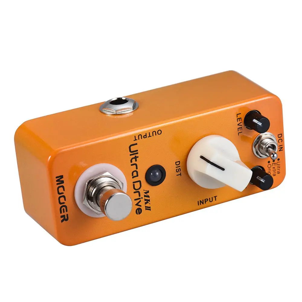 MOOER Ultra Drive MKII Distortion Guitar Effect Pedal 3 Modes True Bypass Full Metal Shell MOOER Ultra Drive MKII Distortion Guitar Effect Pedal 3 Modes True Bypass Full Metal Shell