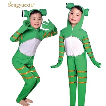 

Songyuexia Kindergarten Children Small Frog Show Serve / Frog Performance Serve / Frog Dance Cartoon Show Clothing