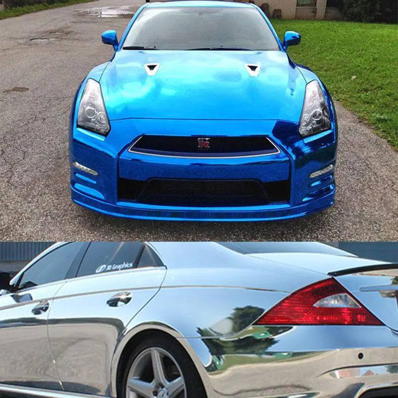 6 x 60 inch/15cm*1.5m Car Chrome Plating Film Clear Car Sticker Vinyl Sheet Protection Scratch Body Film Wrap Kit Rose