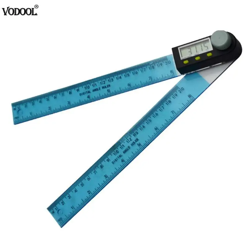 

Digital Protractor Inclinometer Goniometer Level Measuring Tool Electronic Angle Gauge Stainless Steel Angle Ruler 200mm