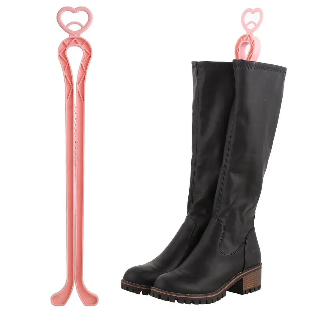 New Plastic Boot Shape Stands Holder Boots Boots, etc Knee High Shoes Clip Home, Bedroom, etc Support Stand