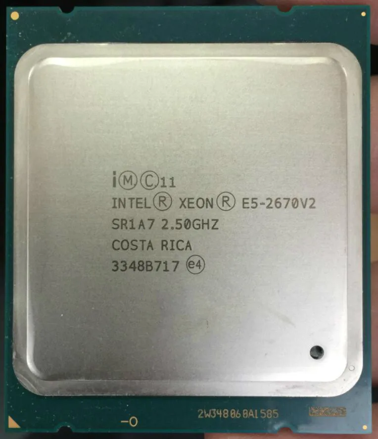 

Intel Xeon Serve Processor E5 2670 V2 CPU 2.5GHZ LGA 2011 SR1A7 Ten Cores Desktop 100% normal work E5-2670V2