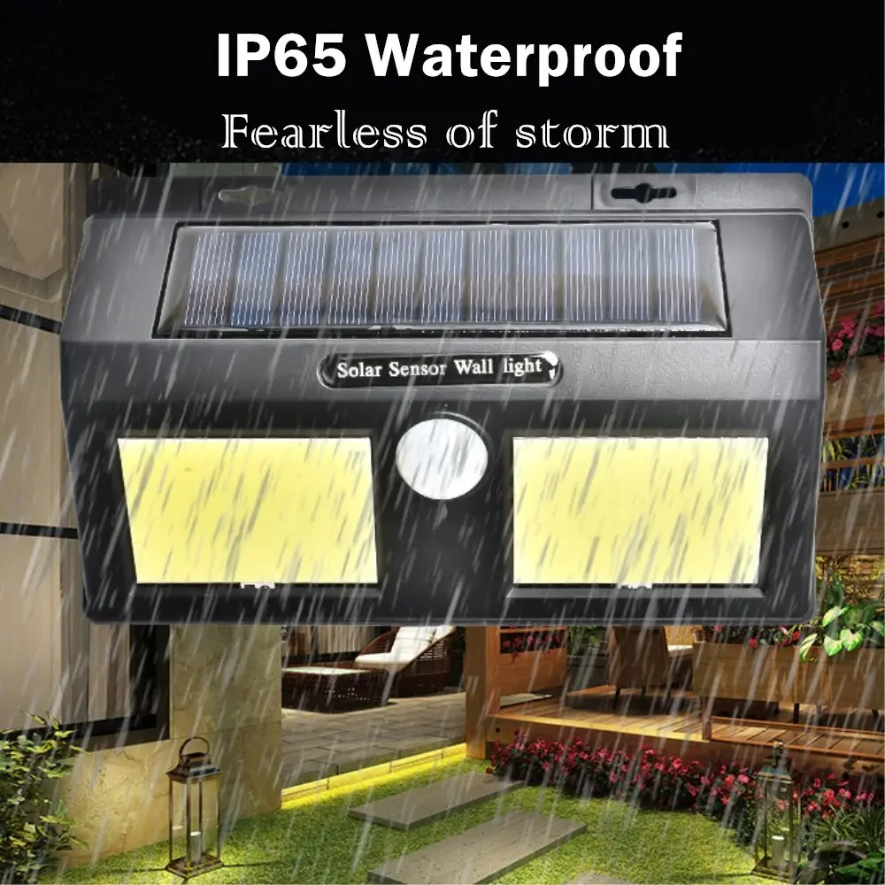 

70 LEDs Solar light PIR motion sensor wall lamp IP65 waterproof Energy saving Outdoor night light Garden street yard path light