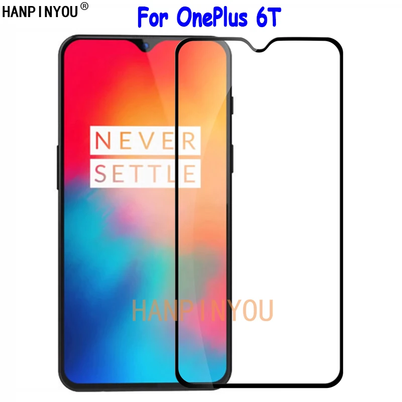 Per Oneplus 6T One Plus 1 + 6T 6.4 "Della Copertura Completa Dello Schermo In Vetro Temperato Protector Ultra Sottile Premium A Prova Di Esplosione Pe