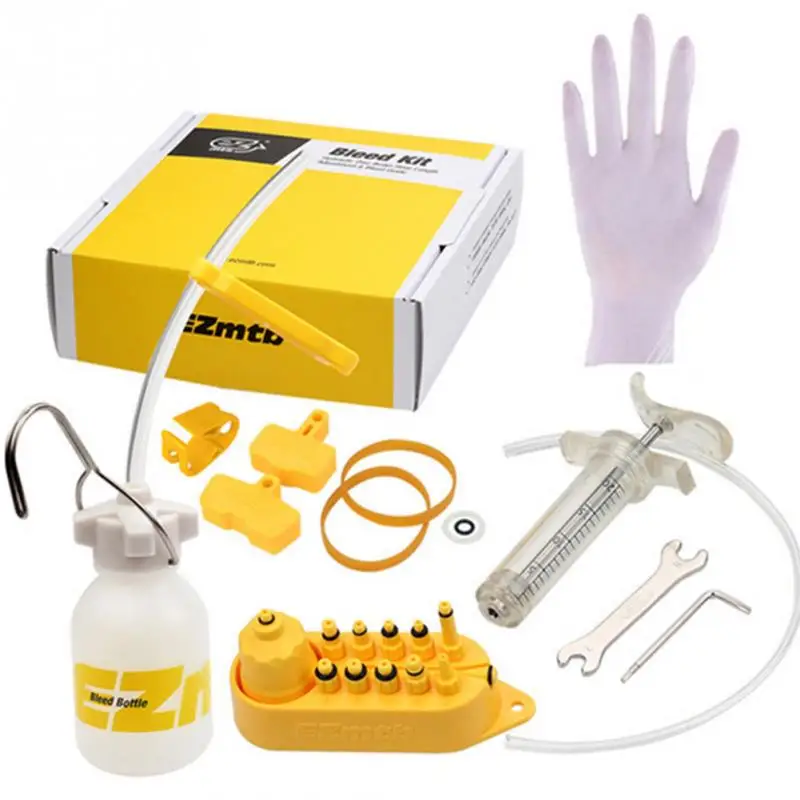

Bicycle Hydraulic Disc Brake Mineral Oil Bleed Kit For SHIMANO, MAGURA, TEKTRO, SRAM Series MTB Bike Brake Repair Tools