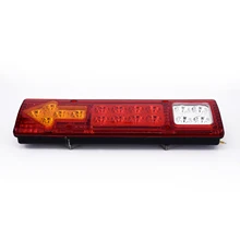 1 par ABS12V 19LED Luz Da Cauda Parada Reboque Reversa Parte Traseira Do Carro Por Sua Vez Lâmpada Indicadora