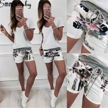 

2019 New Casual Women shorts Girls Casual High Waisted Short Mini short Beach Party Hot short