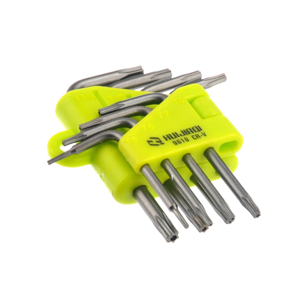 

HuiJiaQi No.9610 8-in-1 Folding Precise Star-shaped Wrench Torx Wrench Repair Tool