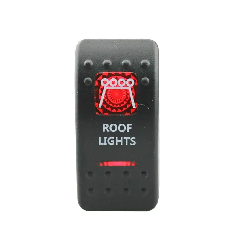 12-24V Rocker Switch On Off Red Light for Car Van Boat (Roof Lights) | Автомобили и мотоциклы