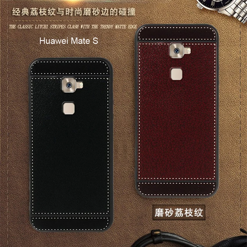 Чехол iSecret для Huawei Mate S CRR L09 кожаный мягкий черный силиконовый Классический чехол