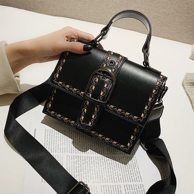 

Female Crossbody Bags For Women 2019 PU Leather Famous Brand Luxury Handbags Designer Sac A Main Ladies Shoulder Messenger Bag