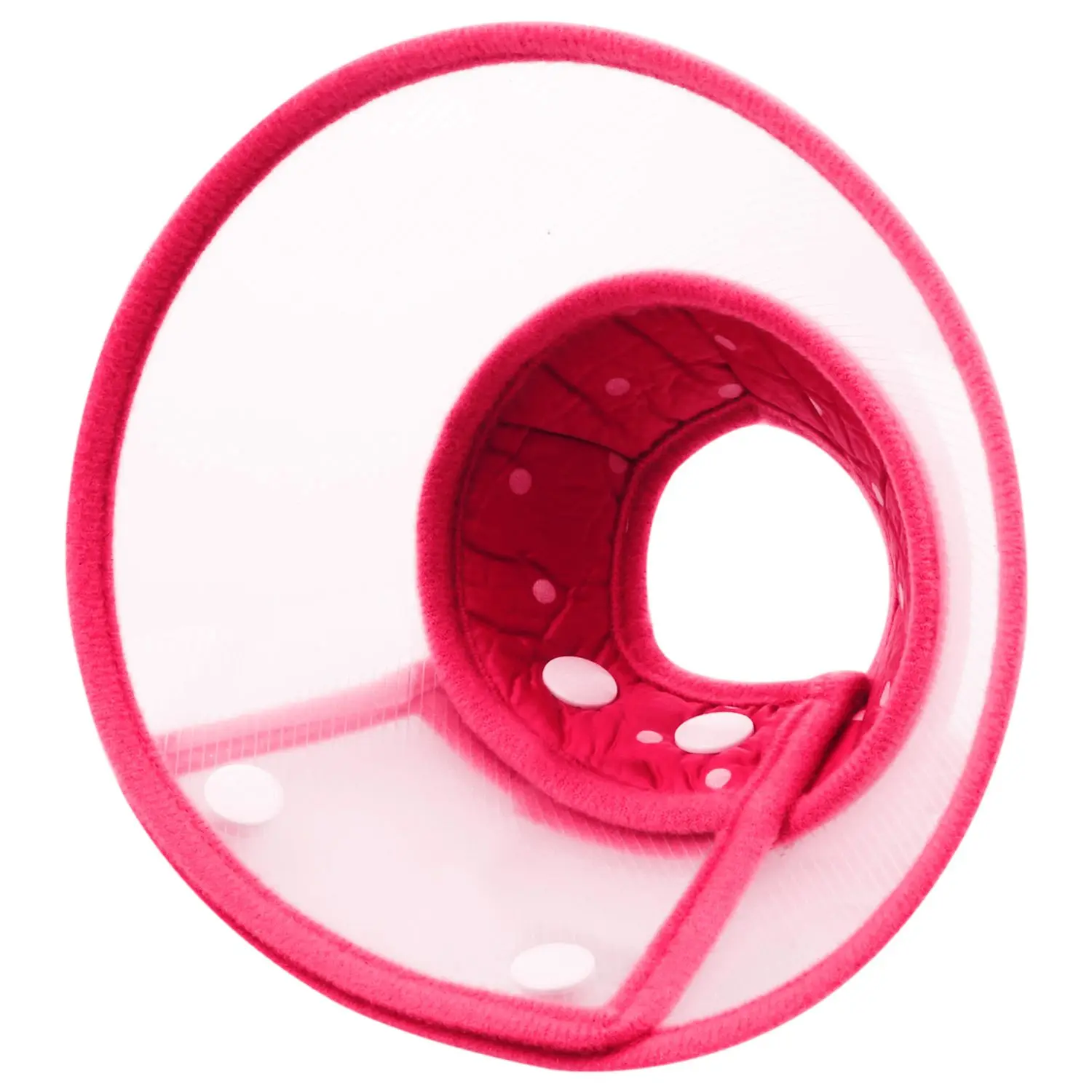 

Dog Cat Elizabethan Non-toxic Medical Wound Healing Cone Pet ANTI BITE Collar S Pink