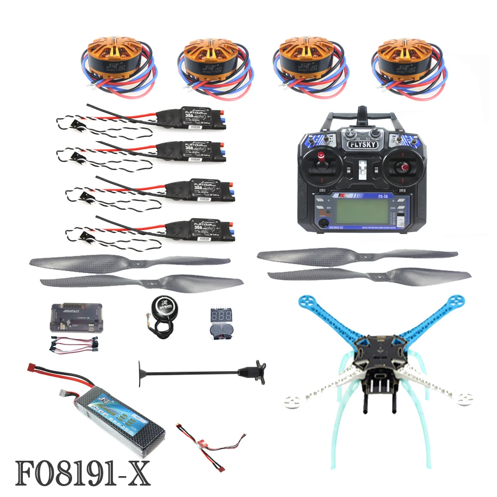 JMT 2 4G 6ch RC Квадрокоптер Дрон 500 мм S500 PCB APM2.8 M8N GPS RTF Полный комплект DIY разборный