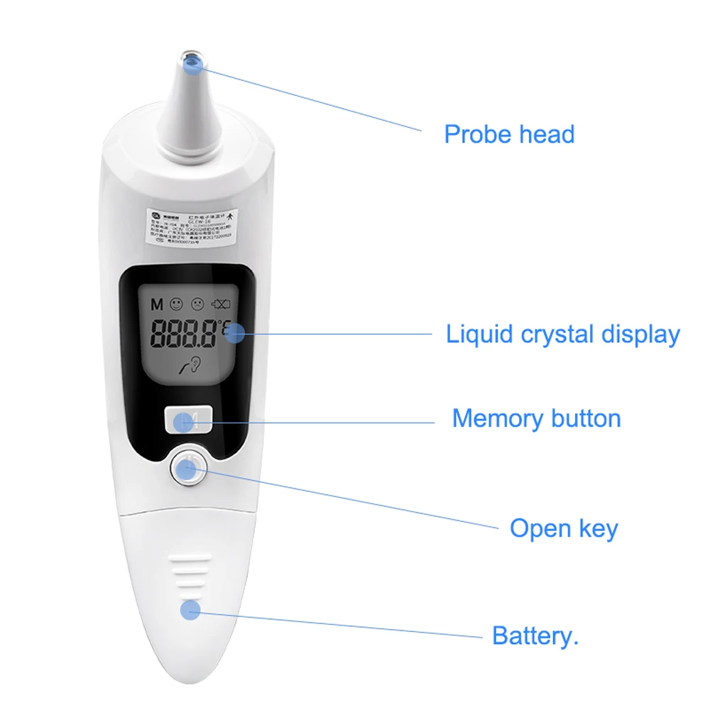 

NEW Digital Thermometer Infrared Baby Adult Forehead Non-contact Infrared Thermometer With LCD Backlight Termometro Infravermelh