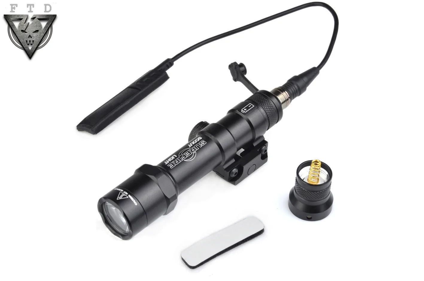 

FTD Aoirsoft Surefir M600 Mini Tactical Scout Light with Remote Pressure 470 Lumen LED M600 Weapon Flashlight
