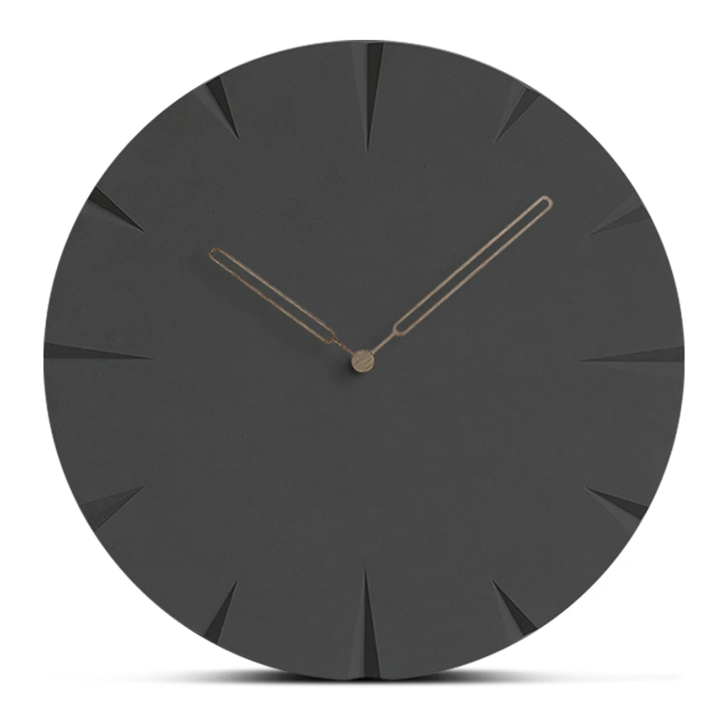 

Nordic Wood Wall Clock Modern Minimalist Living Room Hanging Clocks Bedside Handmade Mute Wooden Watch Home Decor Creative Clock